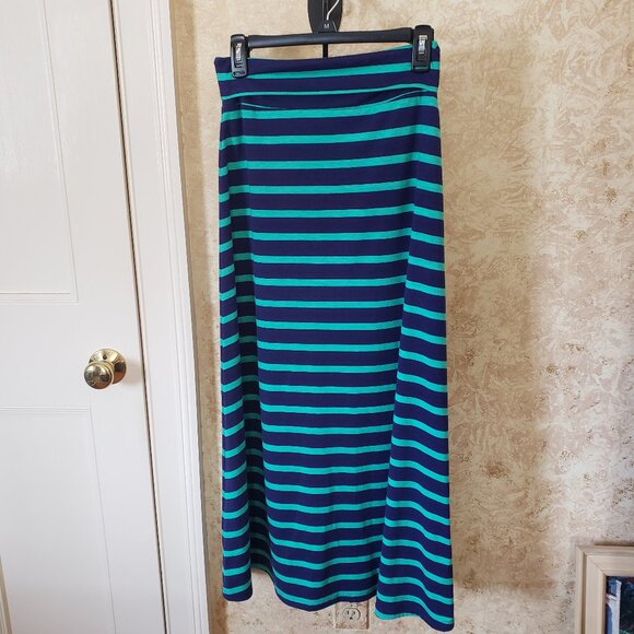 Mossimo Supply Co. Dresses & Skirts - Blue Horizontal Striped Maxi Skirt